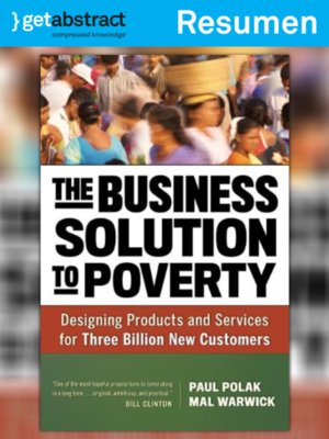 cover image of La solución empresarial a la pobreza (resumen)